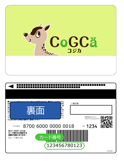 コジカカード番号